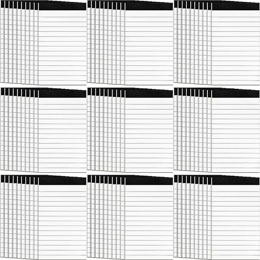 PerKoop 100 Pack Small Notepads Refills 4 x 6 Inch Lined Memo Pads 30 Sheets Mini Legal Pads Pocket Notepads for Teacher Nurse Office School Supplies