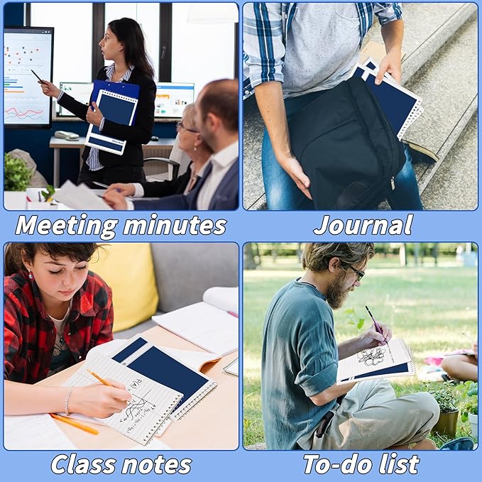 16 Pack Steno Pads 6 x 9 in Top Spiral Notebook Bulk Pack 960 Total Sheets Gregg Rule Steno Note Pads for School Office Home Students Teachers Organized Daily Notes Planners