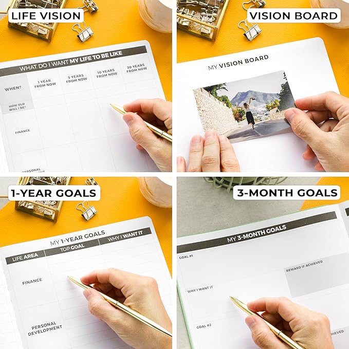 Clever Fox Planner PRO – Weekly & Monthly Life Planner to Increase Productivity, Time Management and Hit Your Goals, 8.5x11″ (Mint)