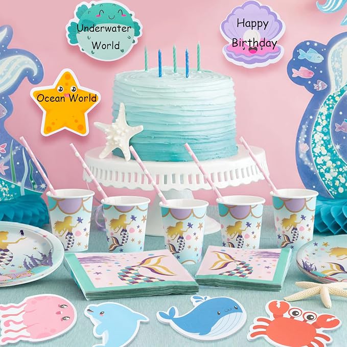 Xqumoi 30 Pack Sea Animal Sticky Notes Total 600 Sheets Under the Ocean Life Self Sticky Memo Pads Mini Notepads Office Supplies for School Student Kids Classroom Goodies Rewards Party Favor Gift