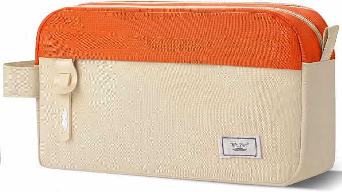 Mr. Pen- High Capacity Pencil Case, Large Pencil Pouch with 3 Compartments and 2 Pockets, Large Pencil Bag with Smooth Zipper, Cute Pencil Case Pouch Organizer, School Supplies for Teens