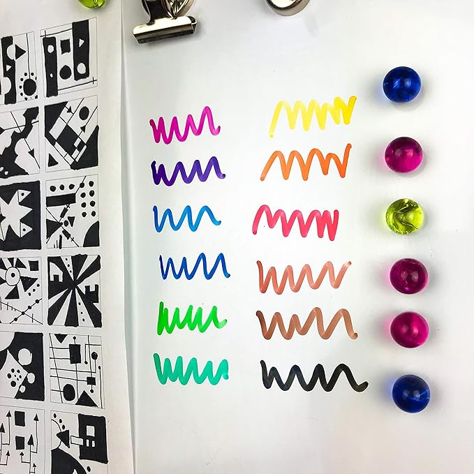 Artellius Dry Erase Markers - Low Odor Ink & Whiteboard Markers - Washable Dry Erase Pens for Kids & Teacher Supplies - School Supply Bulk & Classroom Must Haves - Pack of 40, Assorted Colors
