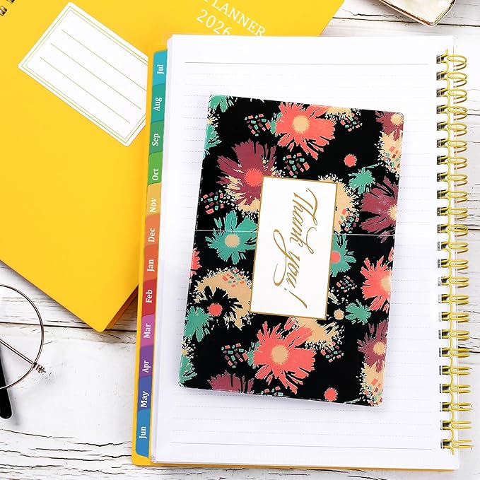 Planner 2026-2027 - Academic Planner 2026-2027, Jul 2026 - Jun 2026, 6.25" × 8.3", Colorful Tabs, Inner Pocket, Strong Twin-Wire Binding, Improving Your Time Management Skill