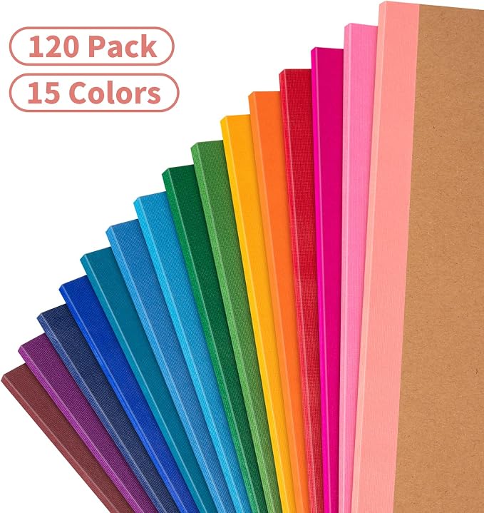 120Pack Lined Notebook Journals Bulk, A5 College Ruled Composition Notebook