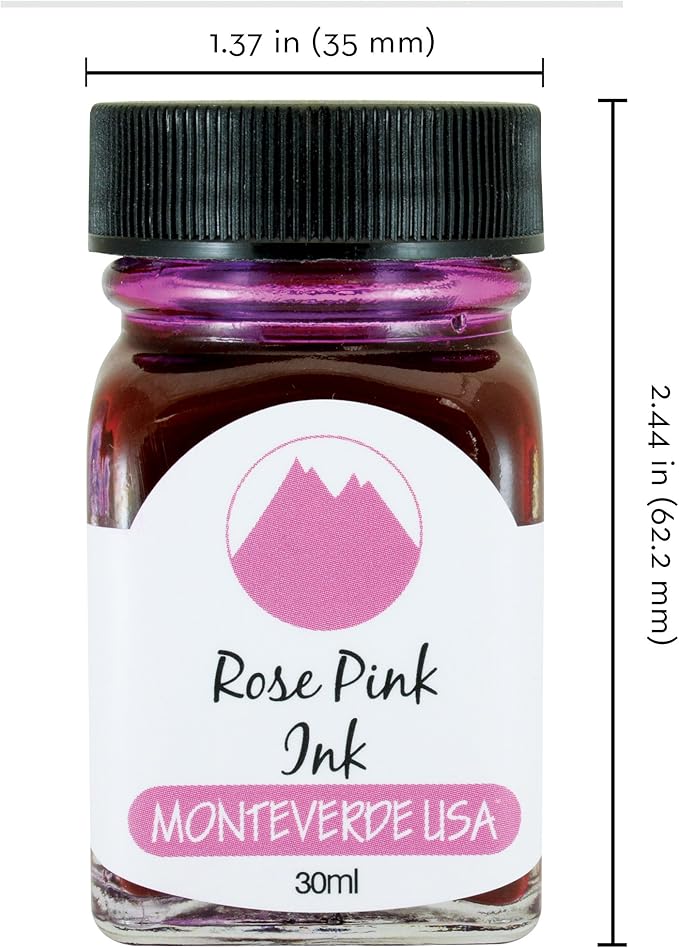 Monteverde USA Ink with ITF Technology, 30 ml Rose Pink (G309RP)