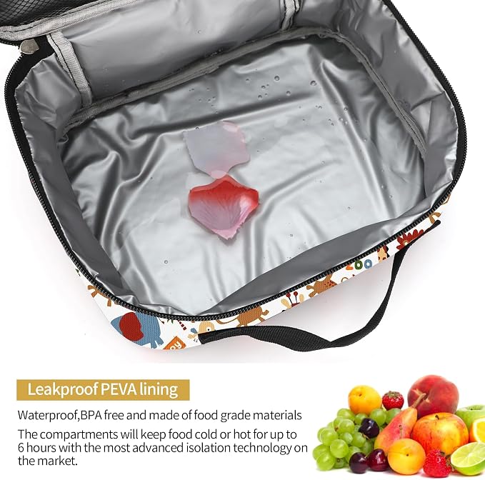 rickyh style Kids Insulated Lunch Box Thermal School Cooler hot Bag for Child