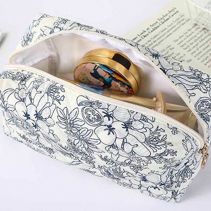 Pencil Case Office College School Storage Bag Pouch Holder Box Organizer Makeup Pouch Cosmetic Bag Aesthetic Cute Pen Case for Girls Boys Kids (Z-Large-C)