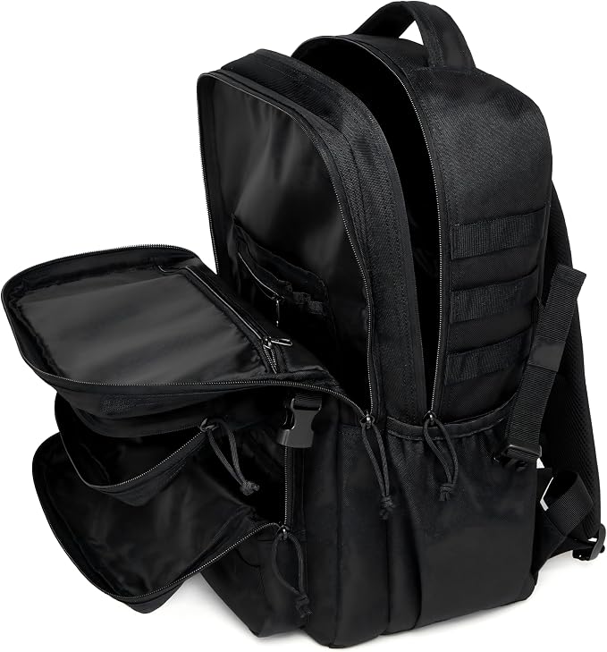 Wotony Military Tactical Backpack for Men Waterproof Daypack 3 Day Assault Pack Molle Bag with Water Bottle Holder