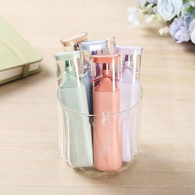 Mr. Pen- Aesthetic Highlighters, 6 Pack, Morandi Colors | Cute Highlighters Assorted Colors for Journaling, Highlighting, Underlining, Fast Dry, Back to School Supplies