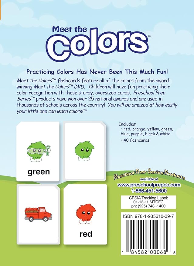 Meet The Colors - Flashcards