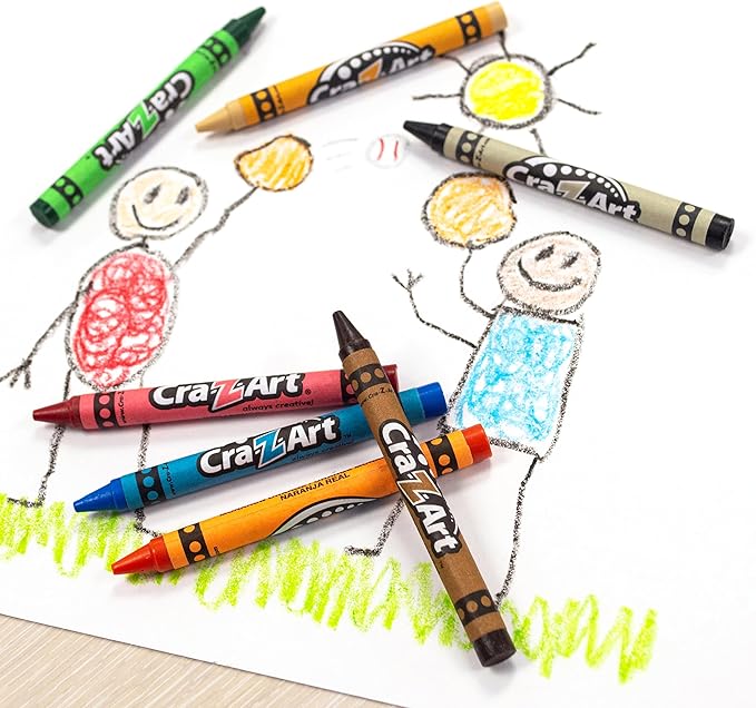Cra-Z-Art Bulk Crayons, 6 Packs of 16 Count Washable Jumbo Crayons, School Supplies, Classroom Supplies, Teacher Bulk Pack