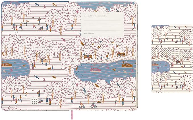 Moleskine Limited Edition Sakura Notebook, Hard Cover, Large (5" x 8.25"), Ruled/Lined, Bicycle, 240 Pages