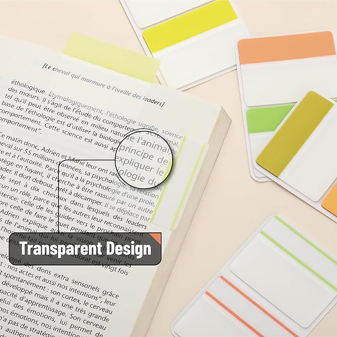 Mr. Pen- Sticky Index Tabs, 500 Pcs, 21 Sets, Colorful, Writable Colored Pages Markers Labels for Reading Notes, Books, Binders, Notebook, Folders and Classify Files, Water-Resistant
