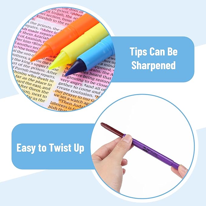 Mr. Pen- No Bleed Gel Highlighters, Fluorescent Assorted Colors, 12 Pack, Bible Highlighters and Pens No Bleed, Bible Markers for Study, Journaling, School Supplies and Accessories
