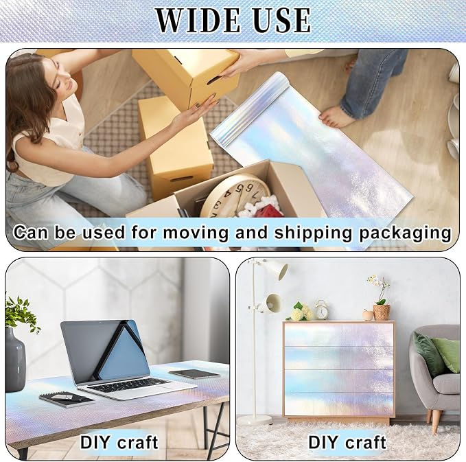 Iridescent Bulletin Board Roll Non-Woven Fabric Poster 15.7"×40 Ft