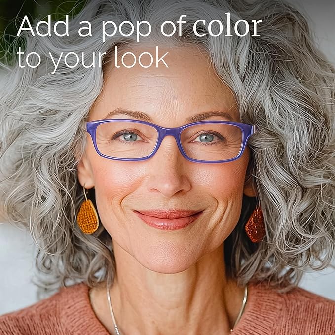 Gaoye 2.75 Reading Glasses for Women, 6 pack Fashion Readers for Women Spring Hinge Eye Glasses, Blue Light Reading Glasses