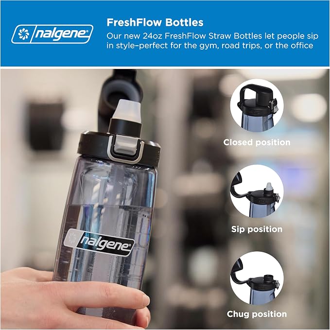 Nalgene 24 oz FreshFlow Straw Bottle