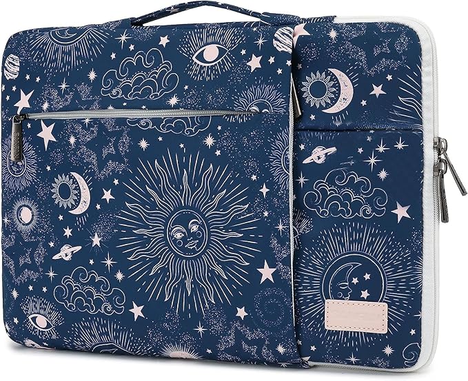 360° Protective Laptop Sleeve Case Bag with Handle and Luggage Strap for iPad 13 inch,MacBook Air 13" and 13.3 inch Screen Laptop