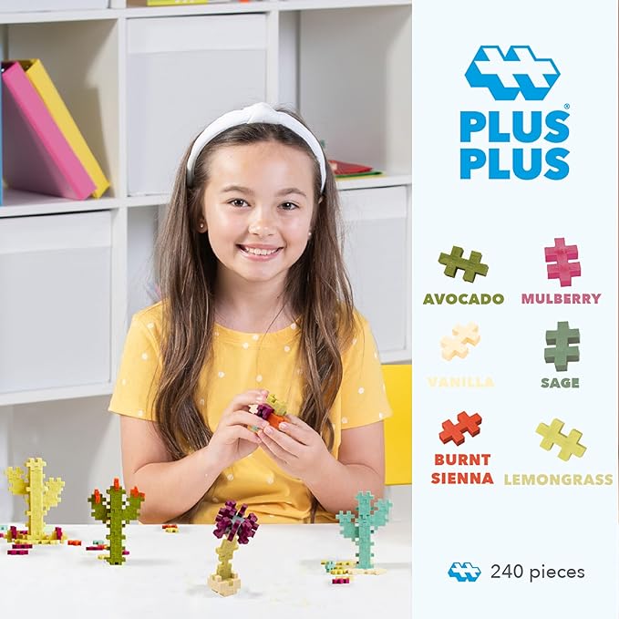 Plus Plus, Tube Botanica Mix Puzzle 240 Pc
