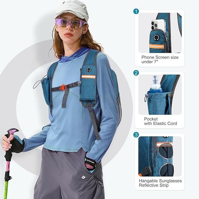 FIORETTO 10L/15L/20L Hiking Backpack for Women Men Mini Packable Backpack Lightweight Small Daypack for Travel Camping