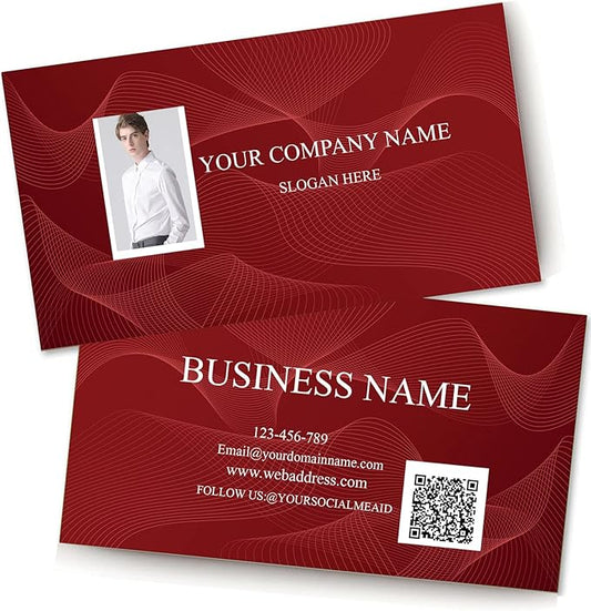 Upload Your Own Design - Business Cards 500 pcs/200Pcs- Custom Printed Business Cards - Personalized Business Cards with Your Logo Picture - 3.5" x 2"
