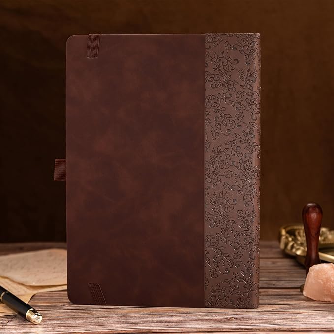 TIEFOSSI B5 Lined Journal for Women Men, 100 GSM Thick Paper, 230 Numbered Pages, College Ruled Notebook, Hardcover Notebooks for Journaling Writing