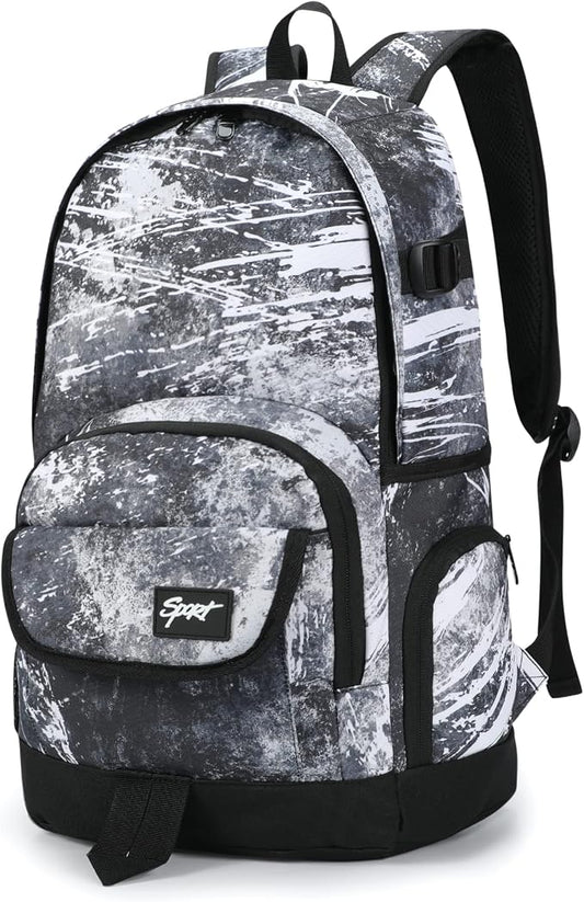 rickyh style School Backpack Travel Bag for Men & Women Lightweight College Back Pack with Laptop Compartmen
