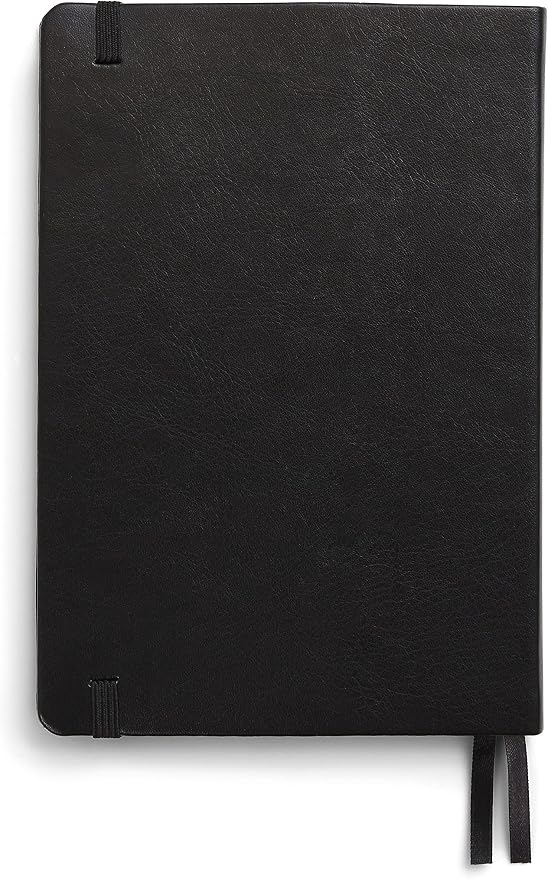 TRU RED Medium Flexible Cover Graph Journal, Black, Grid Ruled