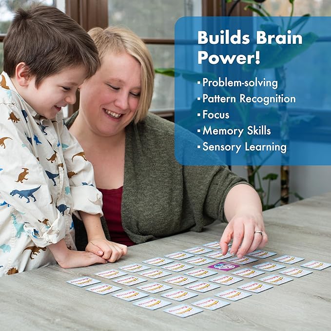 Wonder Forge Bluey Matching Game - Family & Toddler Games - Educational Toys - Memory & Brain Games for Kids Ages 3-5, Indoor Recess