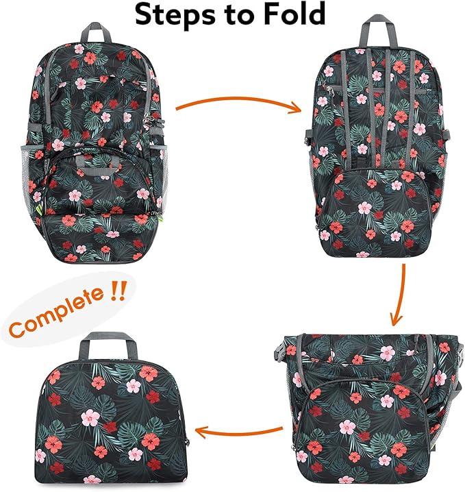 G4Free Lightweight Packable Hiking Backpack, Waterproof Travel Daypack