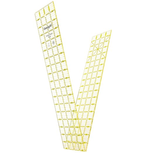 Omnigrid Folding Ruler, 4 x 36-Inch, Clear