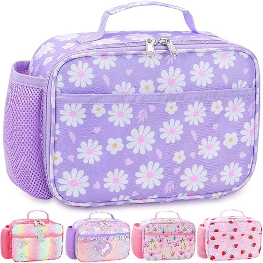 RHCPFOVR Kids Lunch Bag - Insulated Lunch Box for Boys Girls,Washable Lunch Bag and Reusable Toddler Leak-proof Lunchbox for School and Daycare