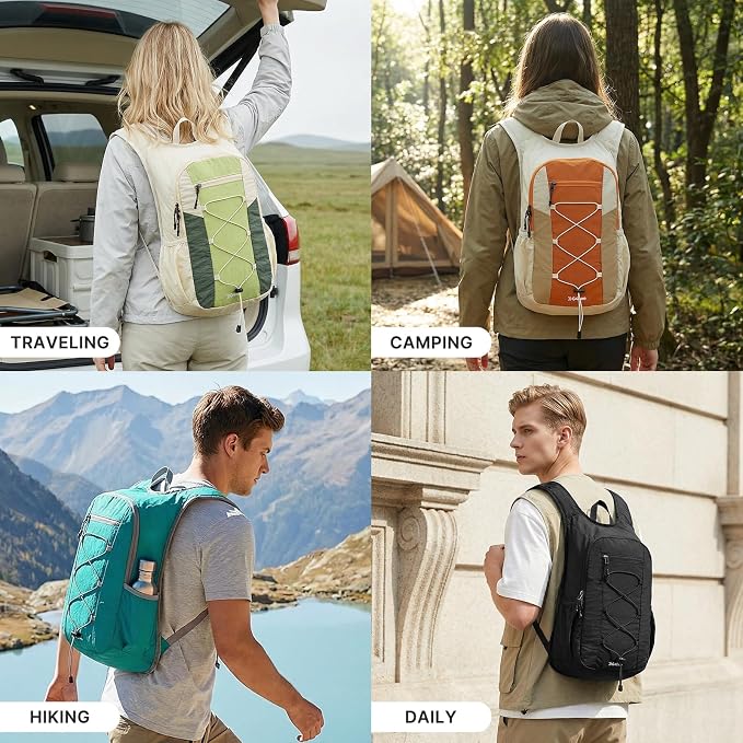 G4Free 20L Lightweight Packable Hiking Backpack for Women Men | Small Water Resistant Foldable Daypack with Phone Pocket for Travel Camping Outdoor