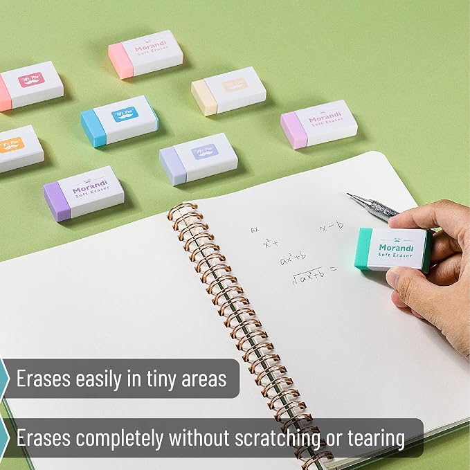 Mr. Pen- Erasers Bulk, 20 Pack, Large Block Erasers for School, No Smudge