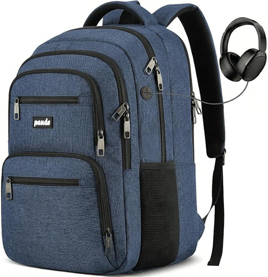 Paude Laptop Backpack,17 Inch School Backpack Large Bookbag for Teens Adults Backpack for High School College Students Back Pack,Waterproof