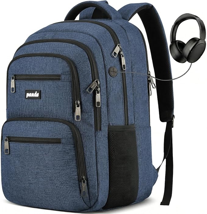 Paude Laptop Backpack,School Backpack Large Bookbag for Teens Adults Men,Lager Backpack for High School College Students Back Pack,Waterproof