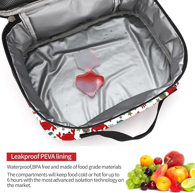 rickyh style Kids Insulated Lunch Box Thermal School Cooler hot Bag for Child