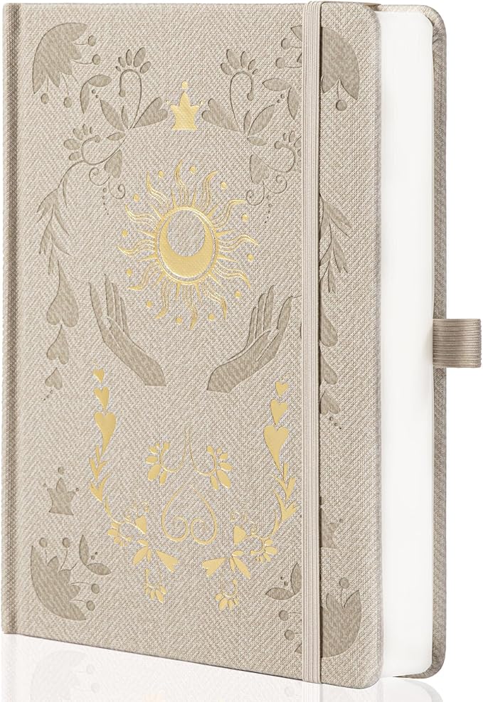 MGGAO Lined Journal Notebook for Women Men, Journals for Writing, A5 Aesthetic College Ruled Notebook for Work, Travel, School,318 Numbered Pages, 5.8”x8.4”