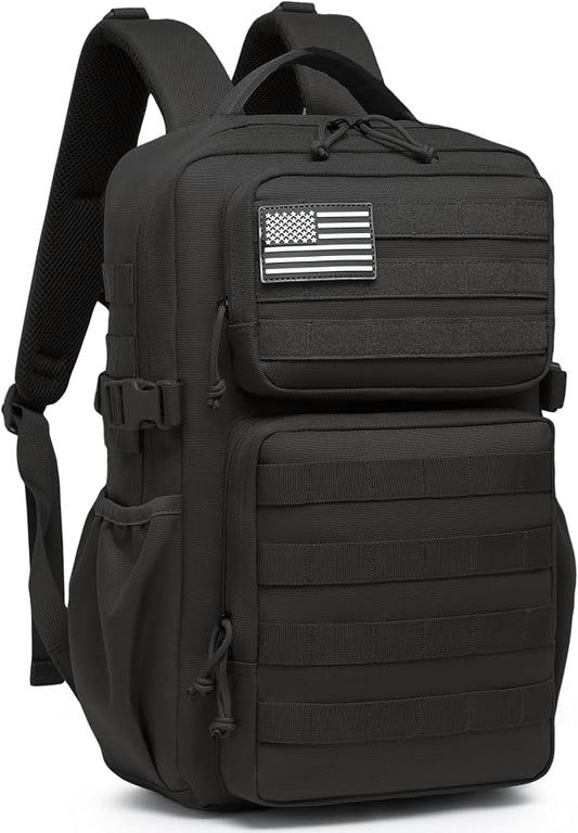 Wotony Military Tactical Backpack for Men Waterproof Daypack 3 Day Assault Pack Molle Bag with Water Bottle Holder