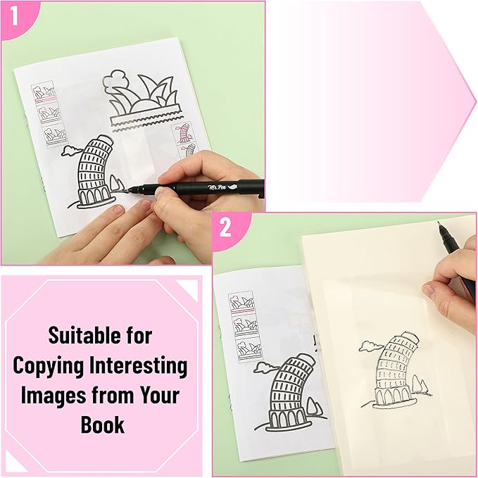 Mr. Pen Transparent Bible Highlighter Tape and Note Set, 331 Pcs - Highlighter Strips, Index Tabs, Sticky Notes