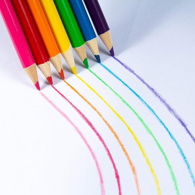 Cra-Z-Art Colored Pencils Bulk Pack, 10 Boxes of 24 ct Pre-Sharpened Pencils, Non-Toxic, Classroom School Art Supplies