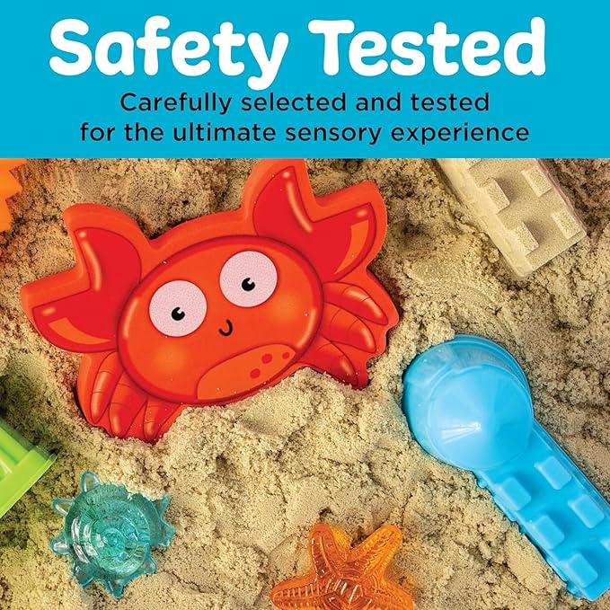 Creativity for Kids Sensory Bin: Beach - Toddler and Preschool Toys, Sensory Box with Toys for Toddlers, Kids Gifts for Toddler Boys and Girls (Ages 3+)