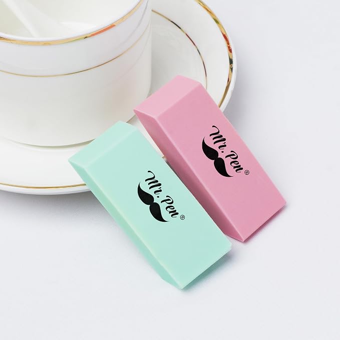 Mr. Pen- Pencil Eraser, 12 Pack, Purple