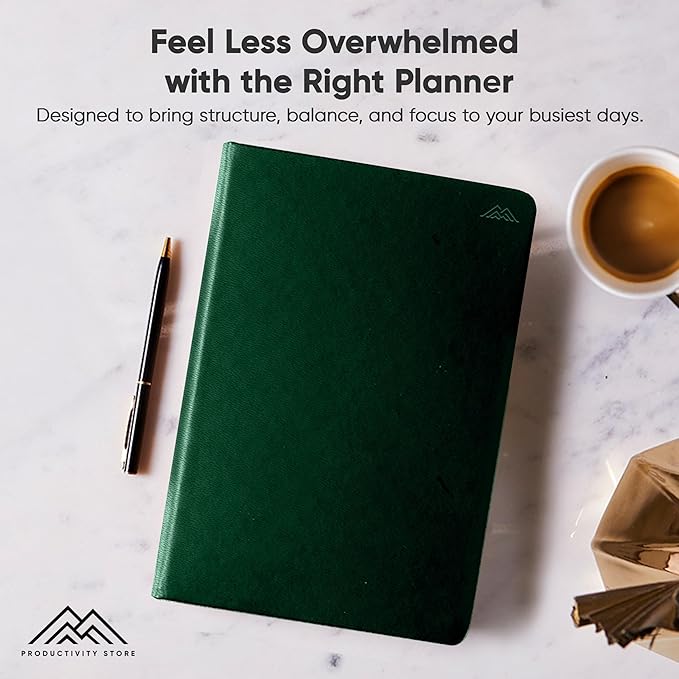 July 2025-2026 Planner 8.5 x 11 Pro Max - Dated Productivity & Academic 2025-2026 - Daily, Weekly & Monthly Planner With July Start Date - A4 - Productivity Store