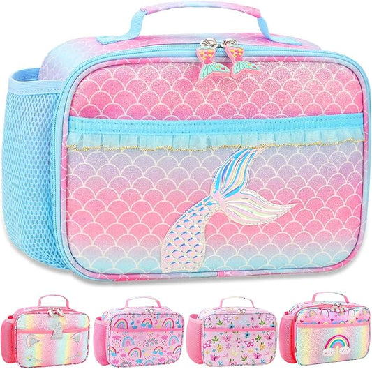 RHCPFOVR Kids Lunch Bag - Insulated Lunch Box for Boys Girls,Washable Lunch Bag and Reusable Toddler Leak-proof Lunchbox for School and Daycare