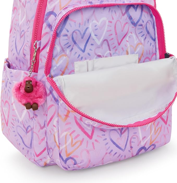 Kipling Women's Seoul 15" Laptop Backpack, Durable, Roomy with Padded Shoulder Straps, Built-In Protective Sleeve