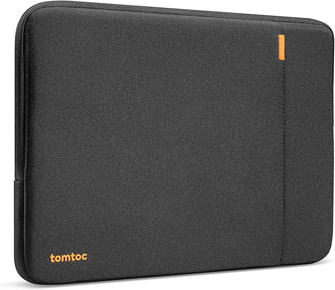 tomtoc 360° Protective Laptop Sleeve for 15-inch New MacBook Air M5/A3448 (2026), M4/A3241, M3/A3114, M2/A2941, Water-Resistant Laptop Case Fits 15-inch MacBook Pro A1990 A1707 & Surface Laptop AI PC