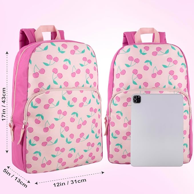 Trail maker Classic 17 inch Backpacks with Adjustable Padded Straps | School Backpacks for Girls, Boys