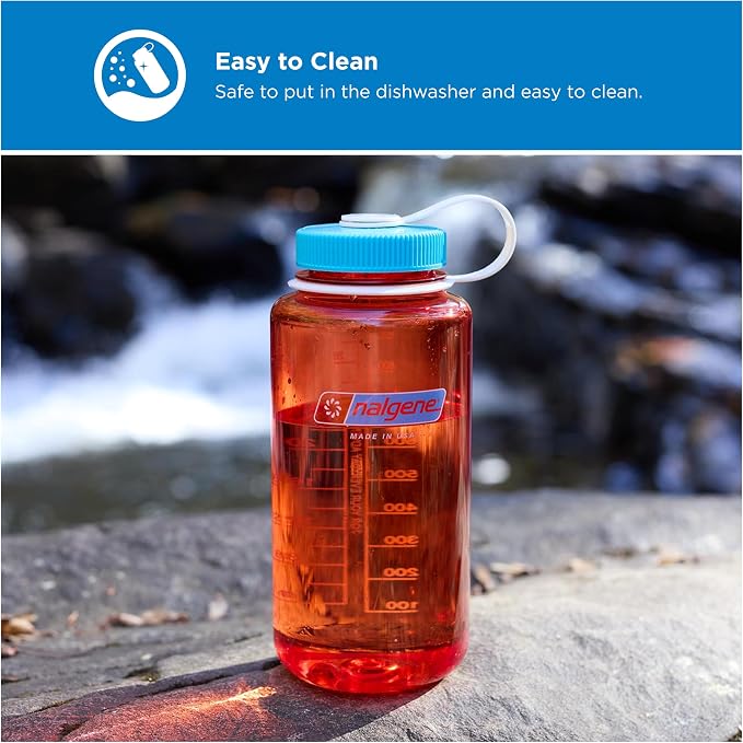 Nalgene 32 oz Wide Mouth Water Bottle
