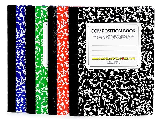 School Supply Boxes | High School Writing Bundle (1 Box) | Back to School Essentials Kit for Students & Teachers | Includes College-Ruled Filler Paper, College-Ruled Notebooks, 12 ct. Pens, & More
